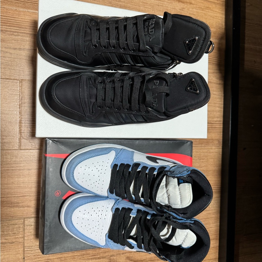 Prada x Adidas and Jordan 1 retro high OG